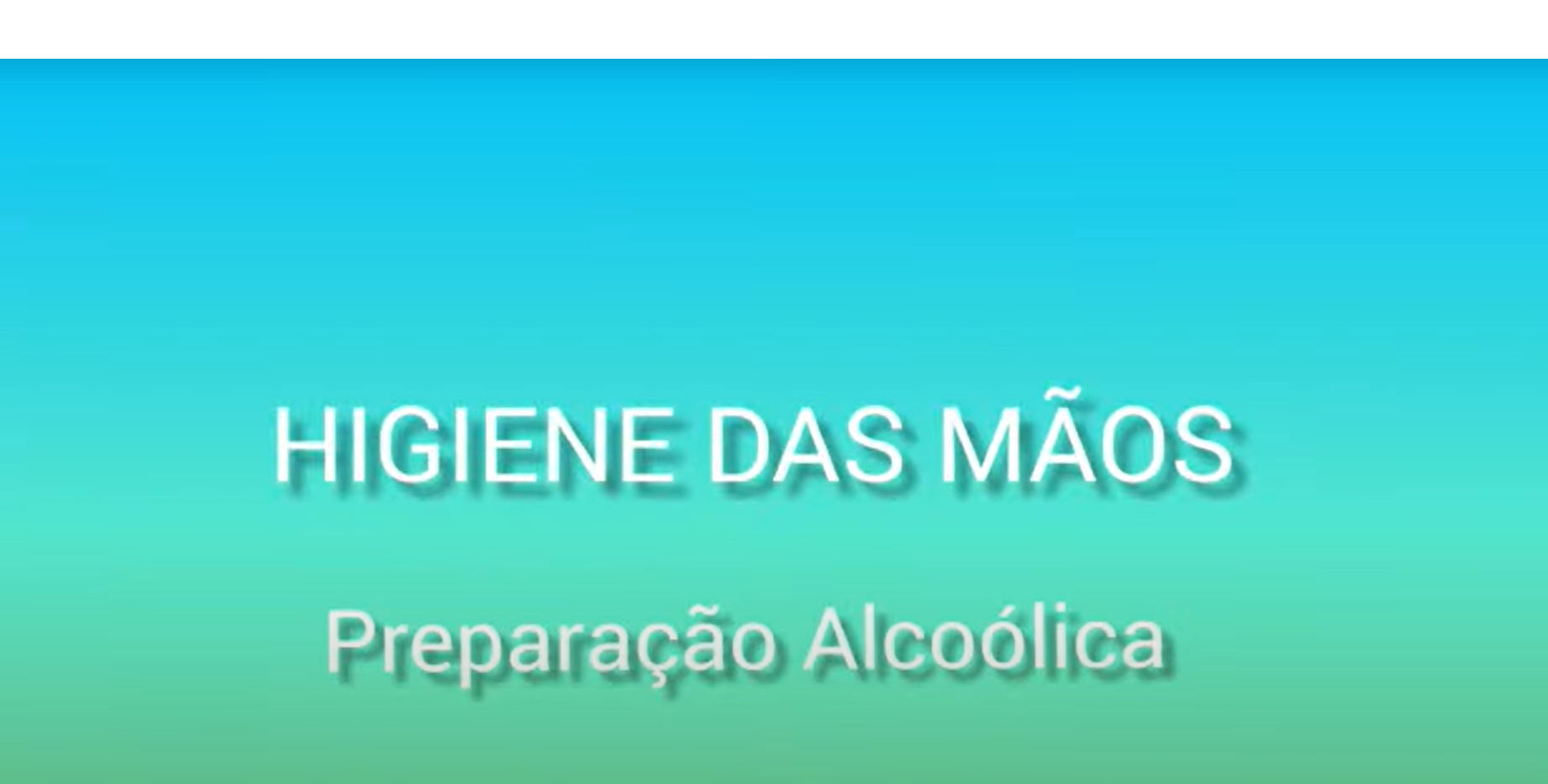 Higiene das Mãos – Preparação Alcoólica
